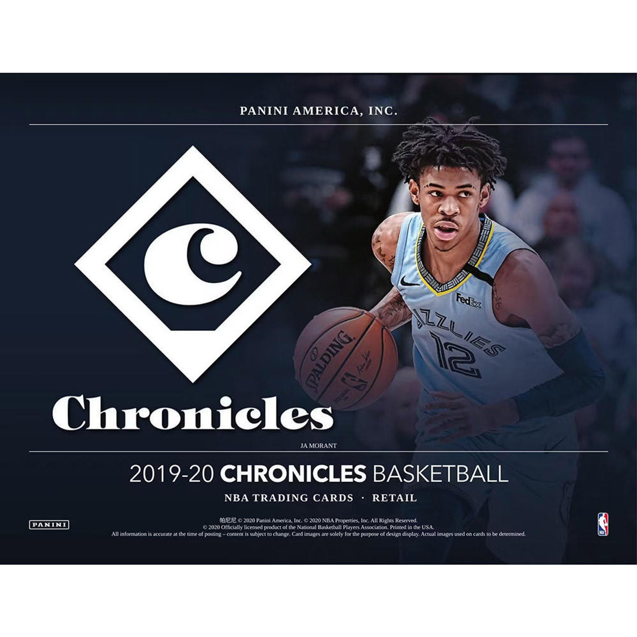 2019/20 Panini Chronicles Basketball Hanger Pack Box