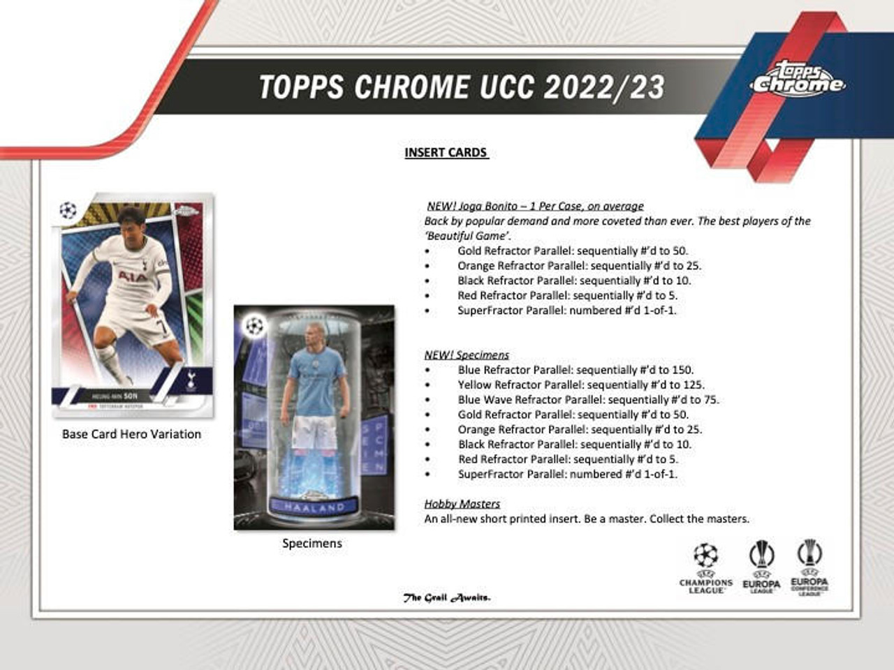 2022/23 Topps UEFA Club Competitions Chrome Soccer Hobby 12 Box Case