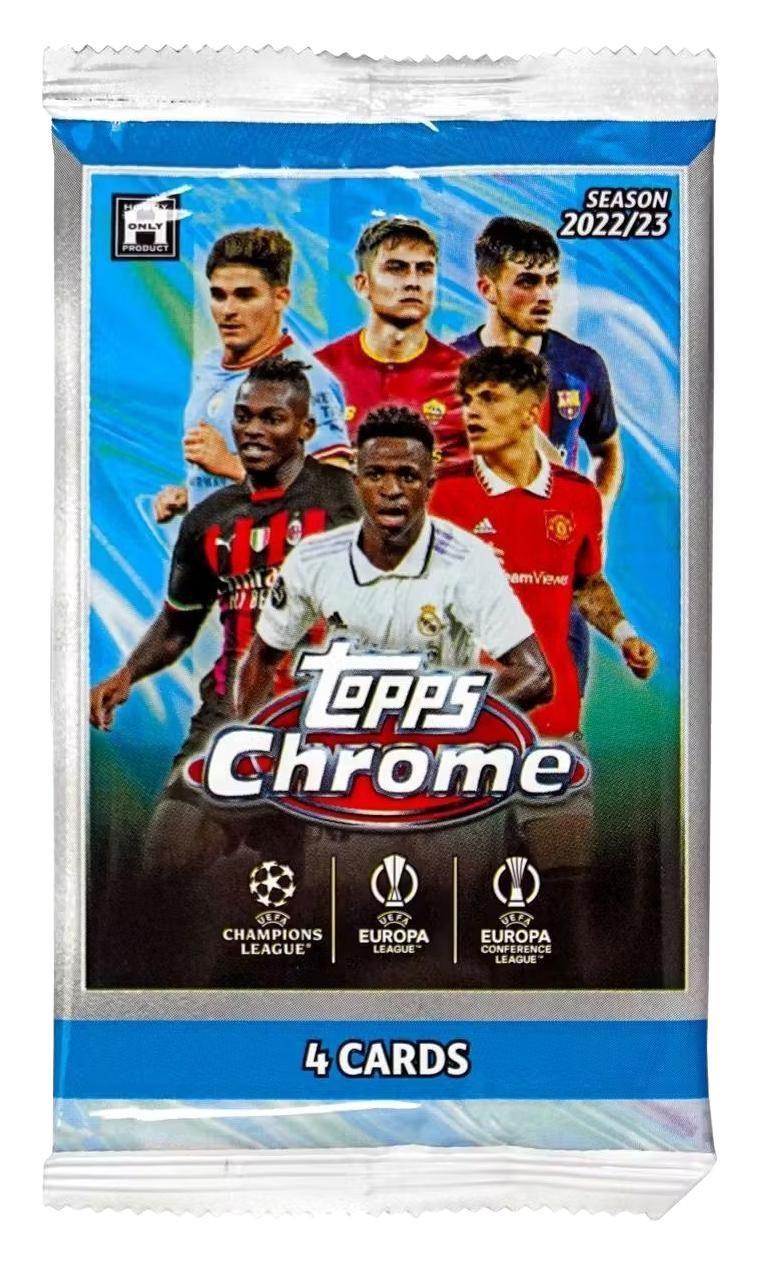 2022/23 Topps UEFA Club Competitions Chrome Soccer LITE Pack