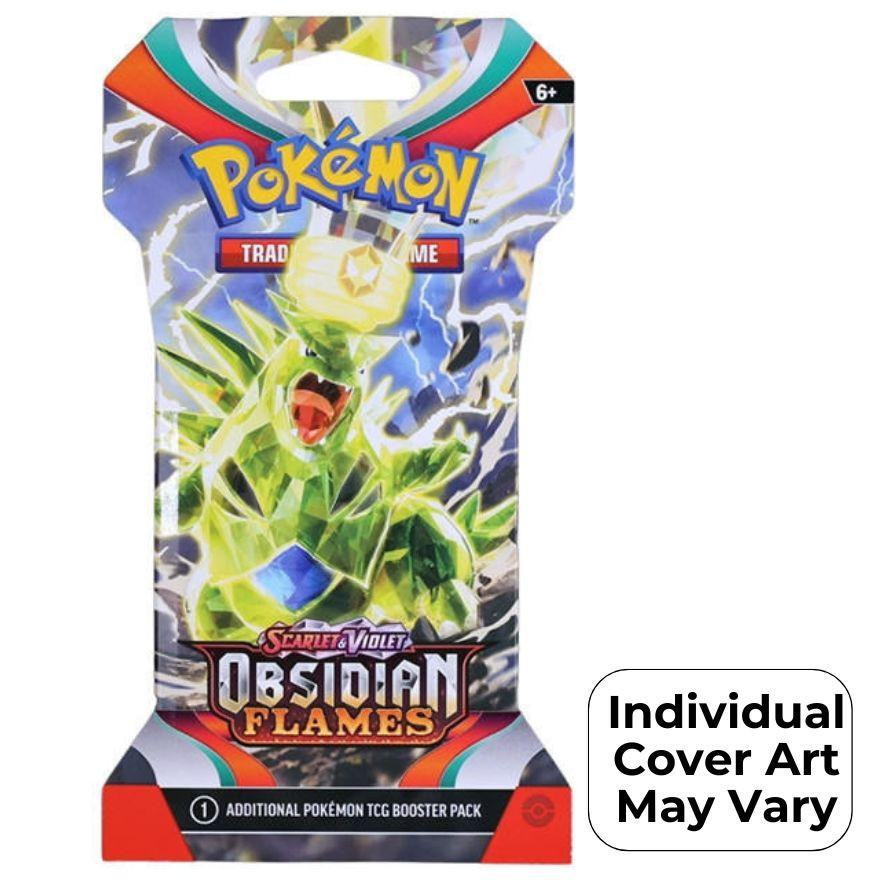 Pokemon Scarlet & Violet Obsidian Flames Sleeved Booster Pack