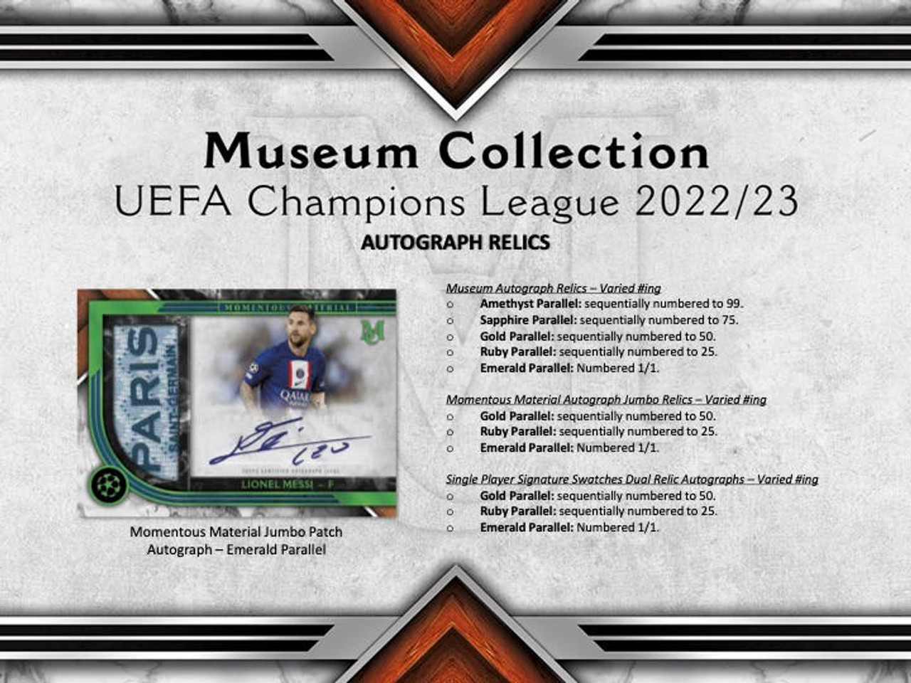 2022/23 Topps UEFA Champions League Museum Collection Soccer Hobby Box