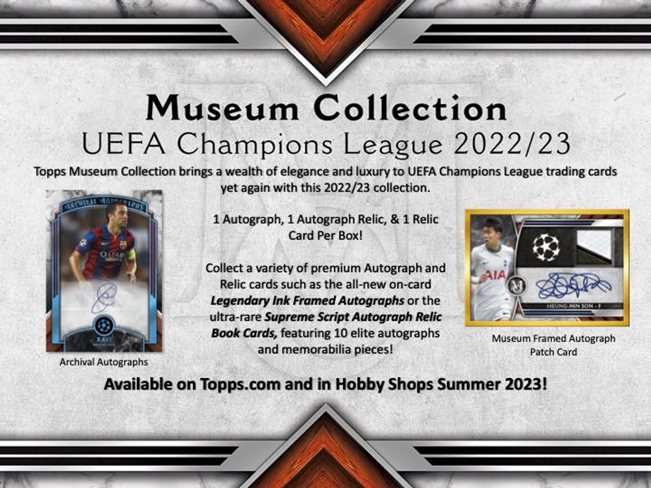 2022/23 Topps UEFA Champions League Museum Collection Soccer Hobby Box