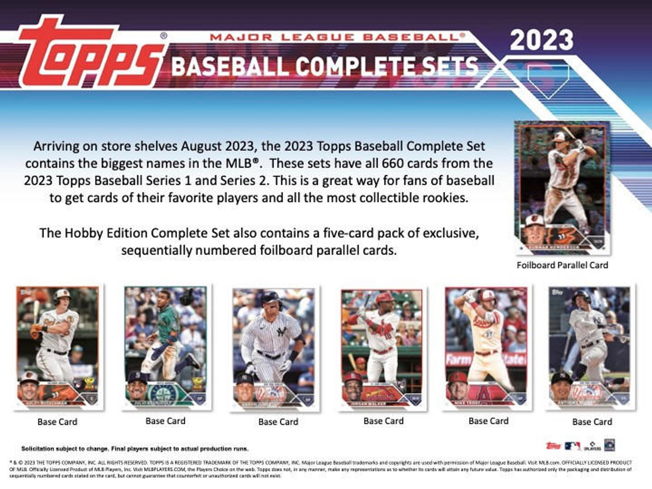 2023 Topps Definitive Collection Baseball Checklist, Team Set Lists