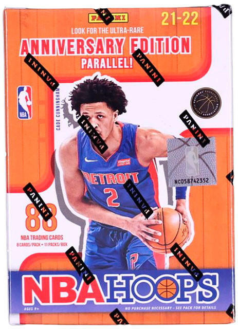 2021/22 Panini NBA Hoops Basketball Blaster 20 Box Case
