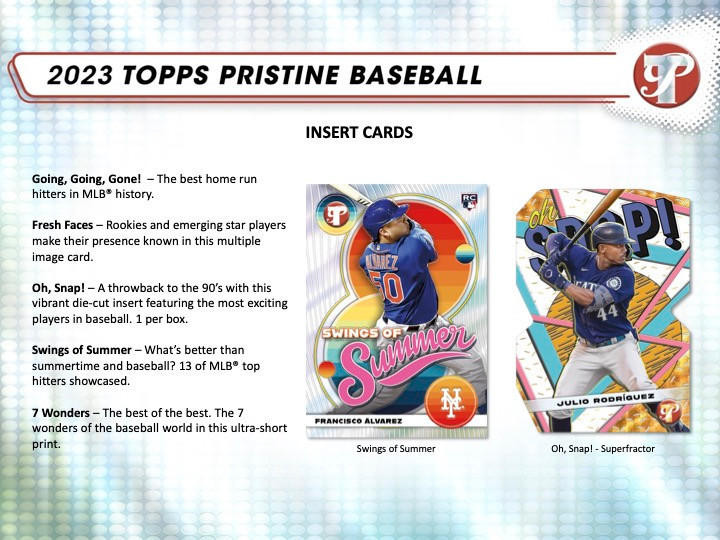 2023 Topps Pristine Baseball Hobby Pack