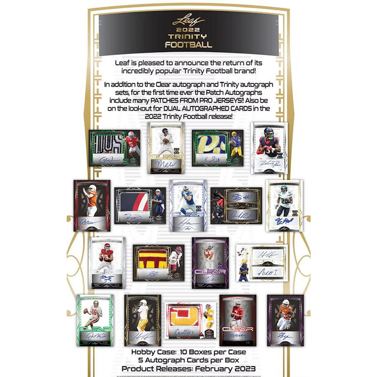 2022 Leaf Autographed Jersey Multi-Sport Edition Hobby Box - The