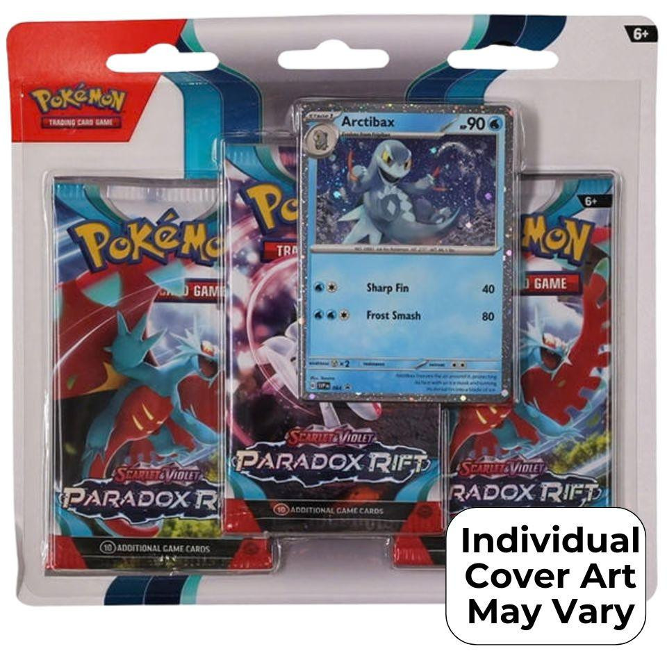 ポケモンカードゲーム パラレル 3パックセット Pokemon Scarlet & Violet Paradox Rift 3-Pack Blister