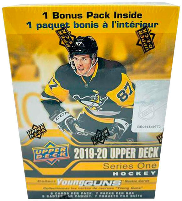 2019/20 Upper Deck Series 1 Hockey Blaster Box