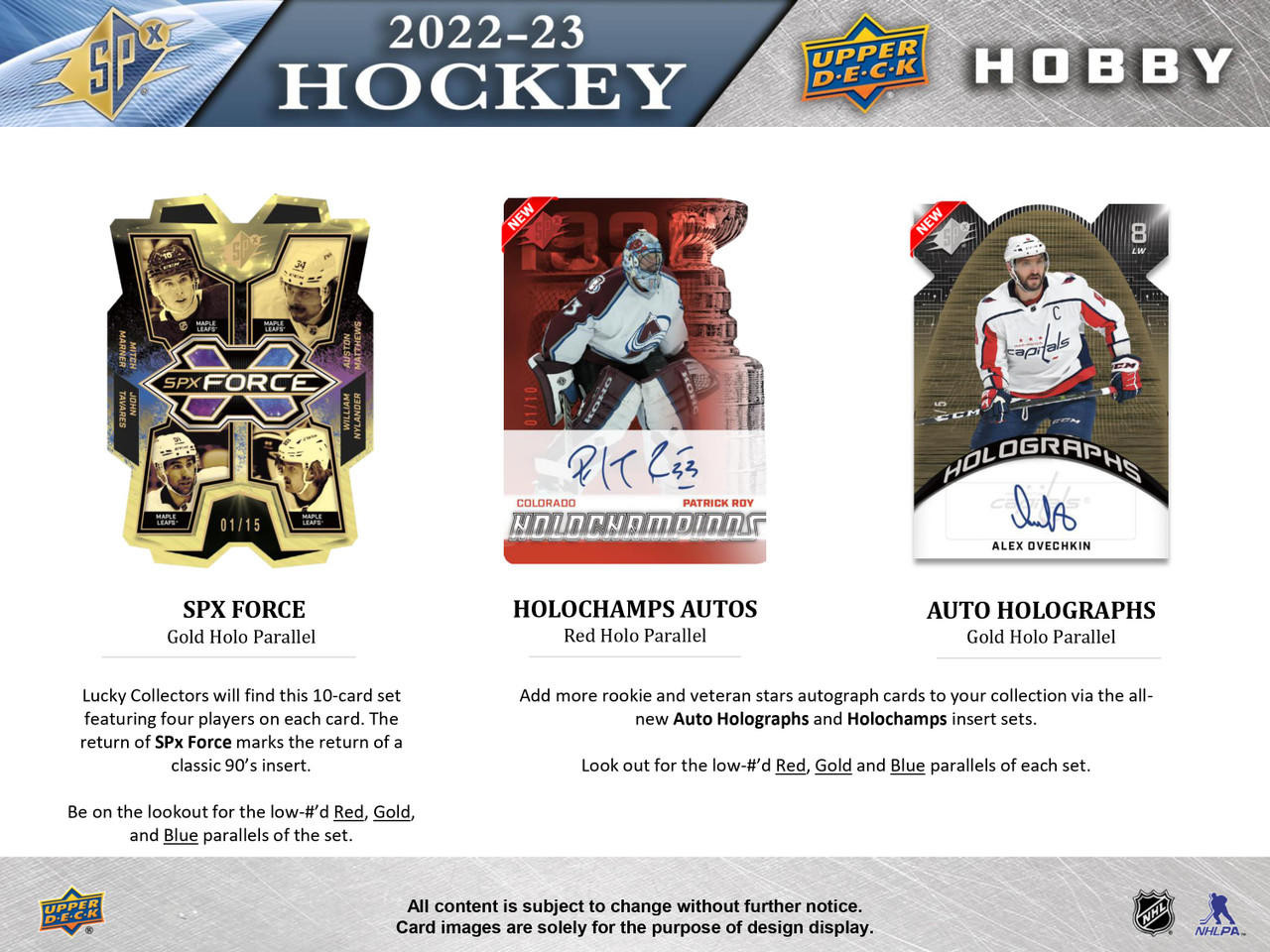 2022/23 Upper Deck SPX Hockey Hobby Box