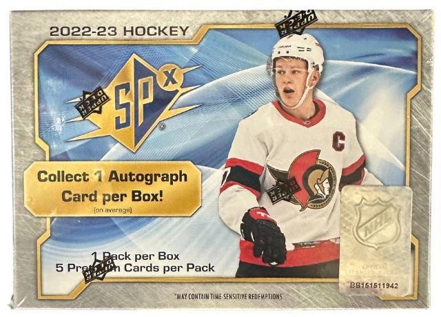 2022/23 Upper Deck SPX Hockey Hobby Box