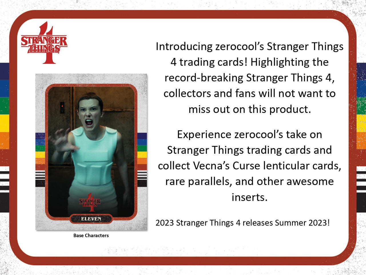 2023 Topps Stranger Things Season 4 Hobby 10 Box Case