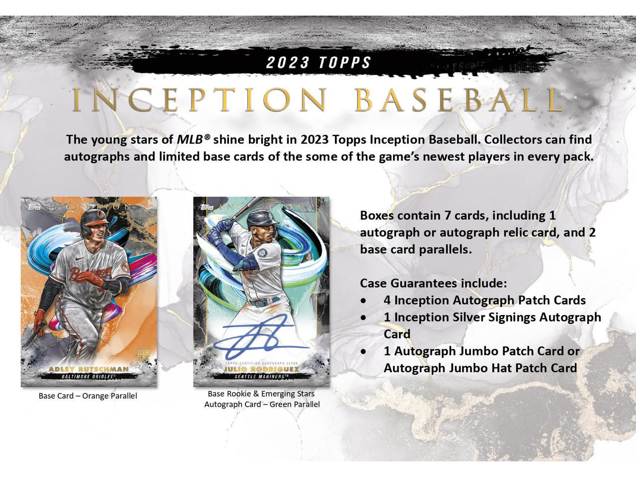 2023 Topps Inception Baseball Hobby Box 2023 Topps Inception Baseball Hobby Box