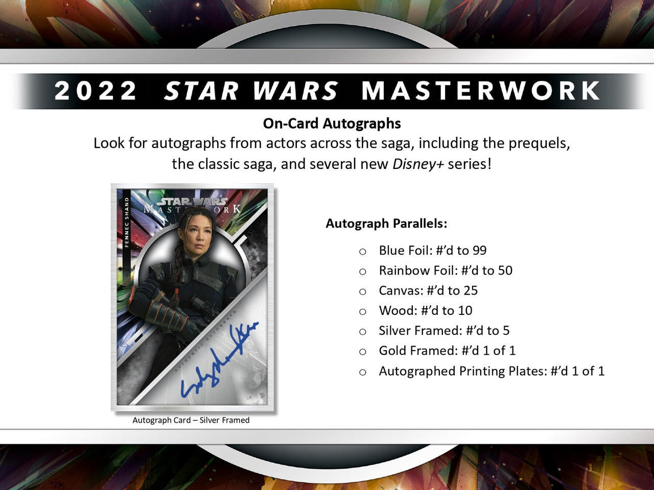 2022 Topps Star Wars Masterwork Hobby Pack