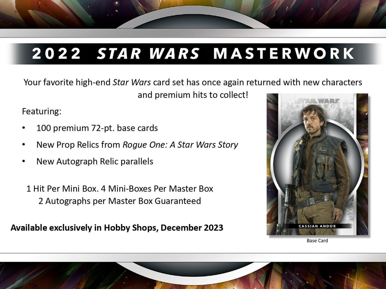 2022 Topps Star Wars Masterwork Hobby Pack