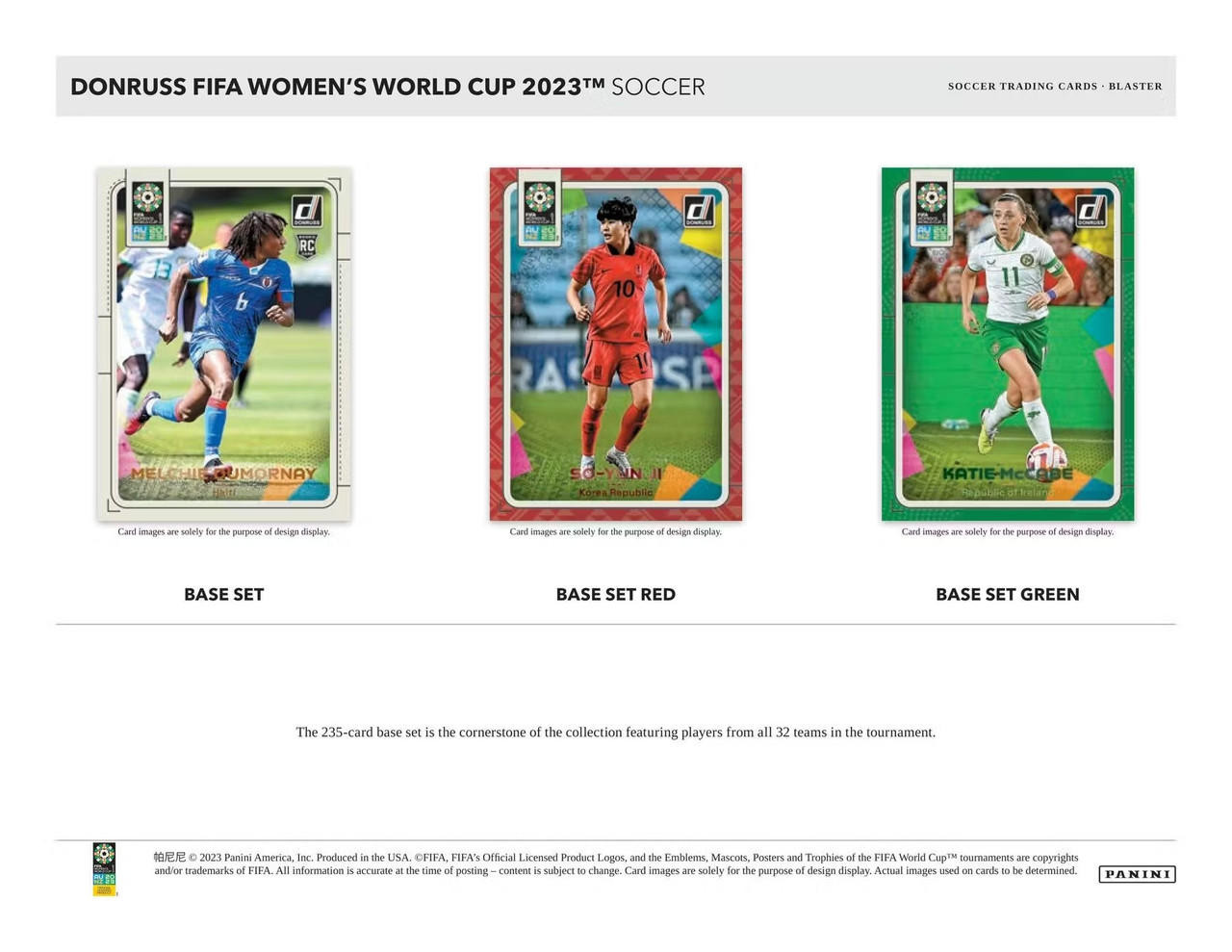 2023 Panini Donruss FIFA Women's World Cup Soccer Blaster Pack