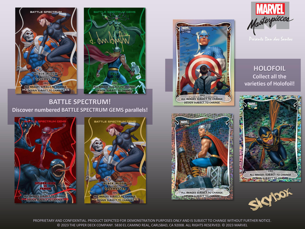 スケッチカード SkyBox Marvel Masterpieces 1992 Skybox Marvel Masterpieces Lot of 20 Different Cards