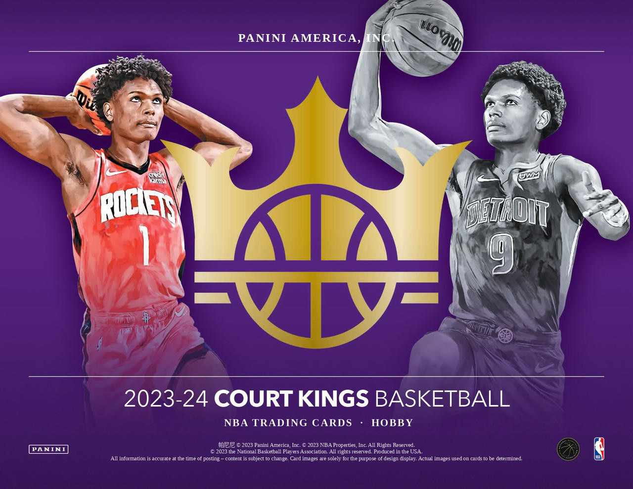 2023/24 Panini Court Kings Basketball Hobby 16 Box Case
