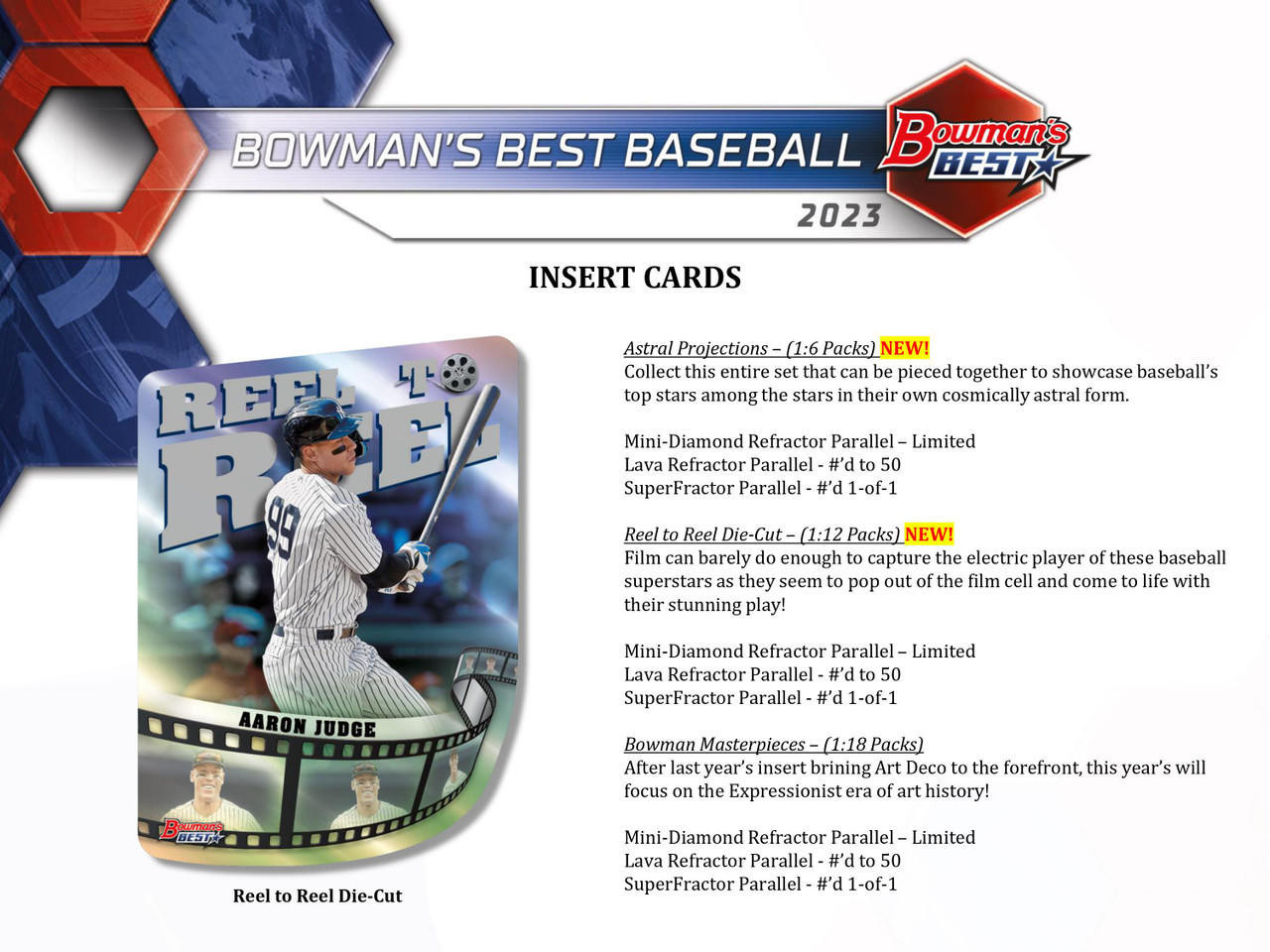 2023 Bowman's Best Baseball Checklist