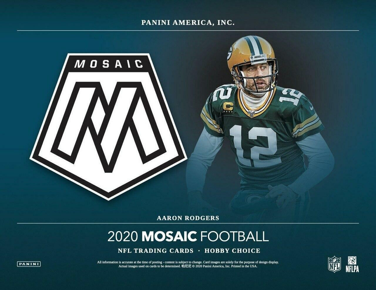 2020 Panini Mosaic Football Choice 20 Box Case