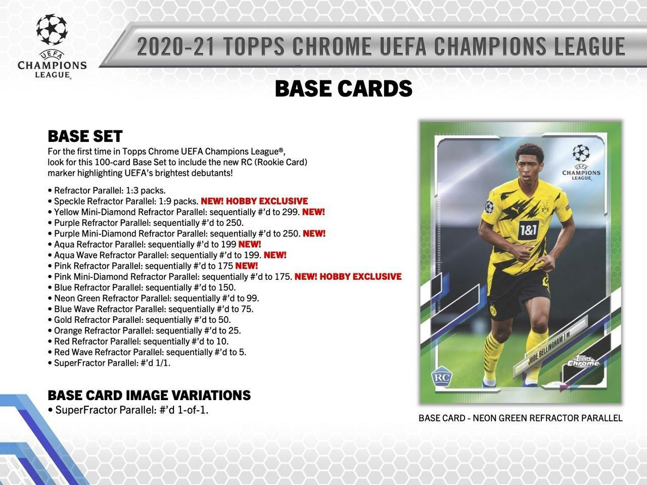 2020/21 Topps UEFA Champions League Chrome Soccer Hobby Box