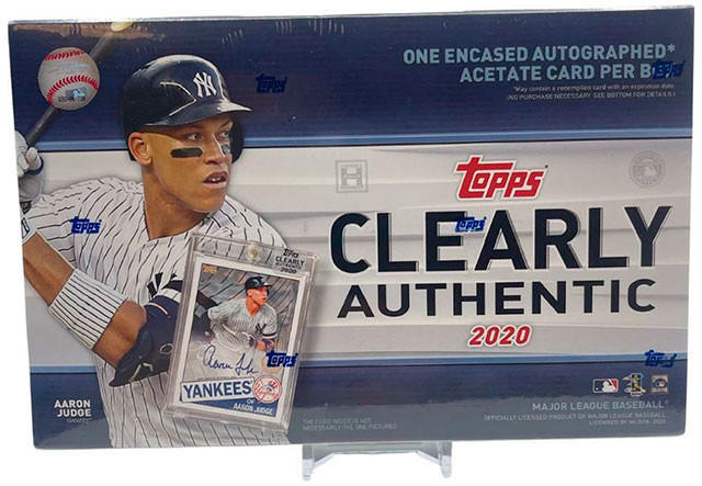 2020 Topps Clearly Authentic Baseball Hobby Box