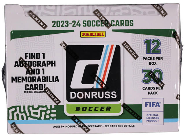 2023/24 Panini Donruss Soccer Hobby 12 Box Case