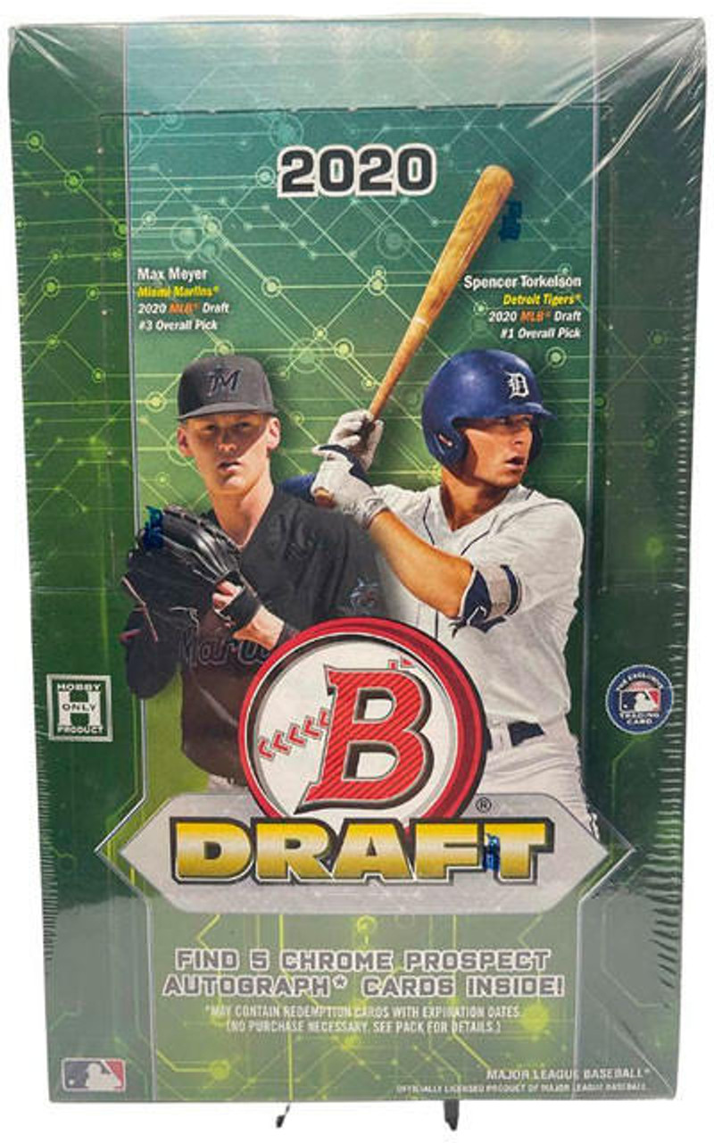 2020 Bowman Draft Baseball Super Jumbo Box