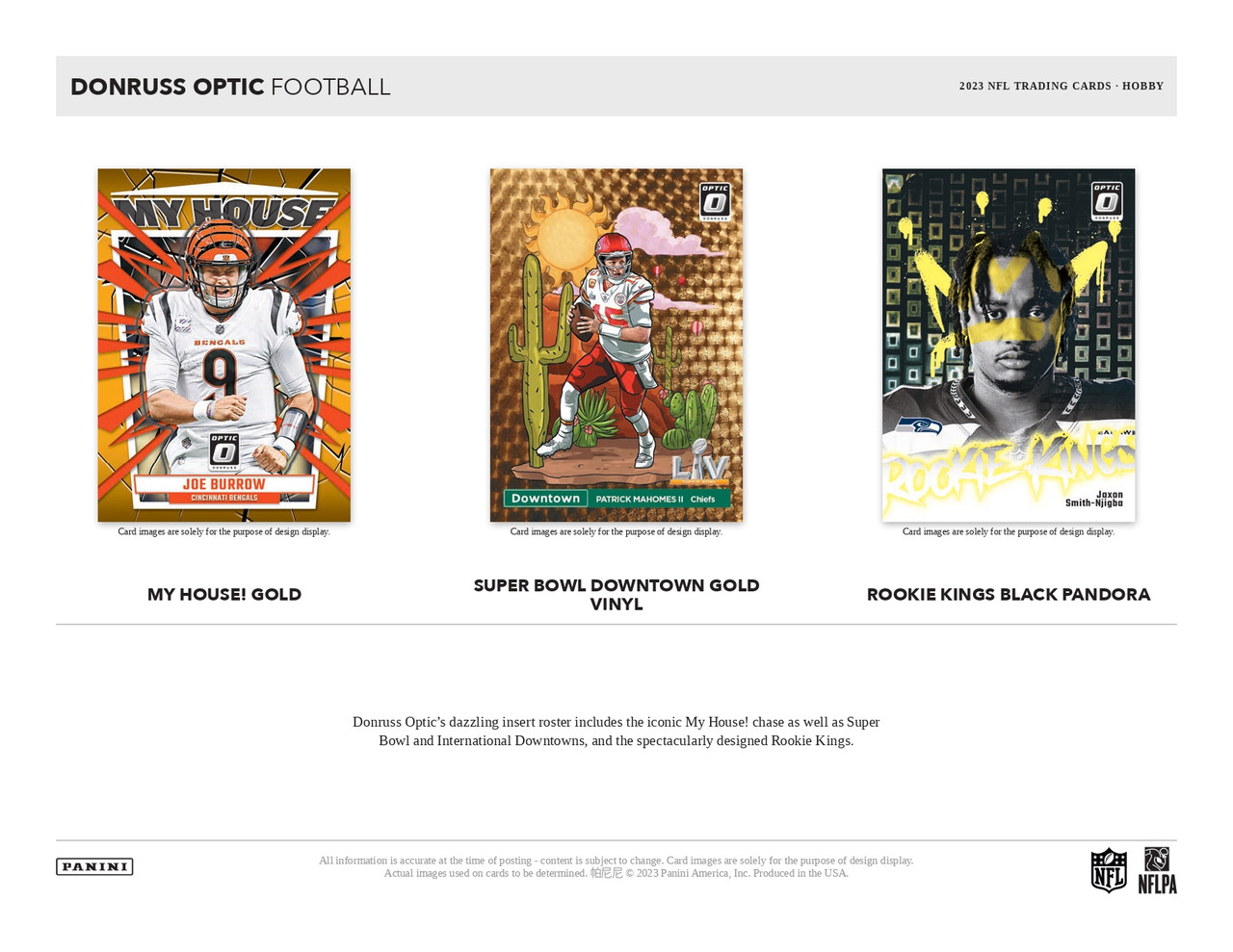2023 Panini Donruss Optic Football Hobby 12 Box Case