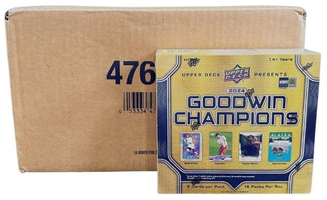 2024 Upper Deck Goodwin Champions Hobby 16 Box Case