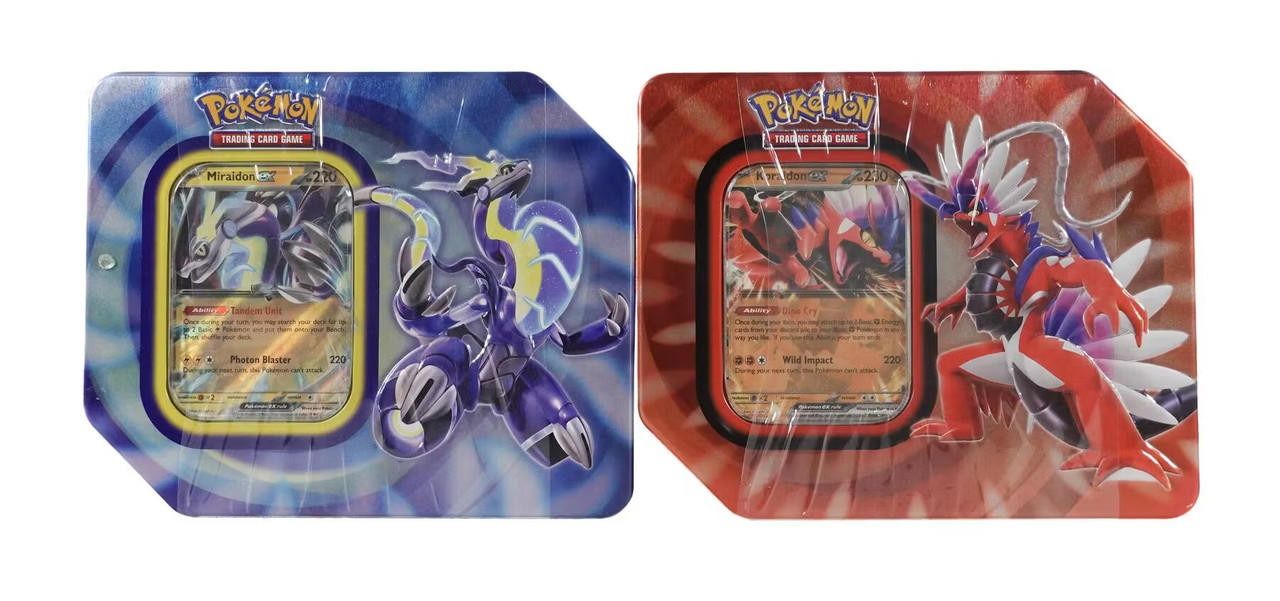 Pokemon Paldea Legends 6 Tin Case Pokemon Paldea Legends 6 Tin Case