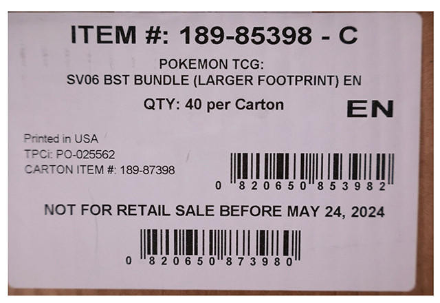 Pokemon Scarlet & Violet Twilight Masquerade Booster Bundle 40 Box Case