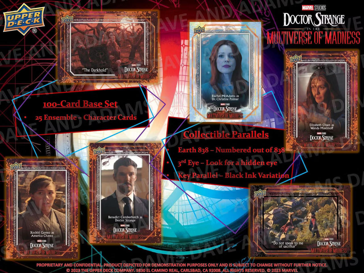2023 Upper Deck Marvel Studios Doctor Strange Multiverse Madness