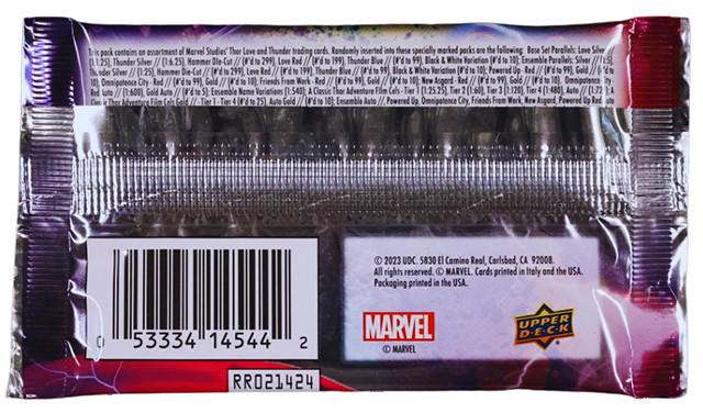 2023 Upper Deck Marvel Studios Thor: Love and Thunder Hobby Pack