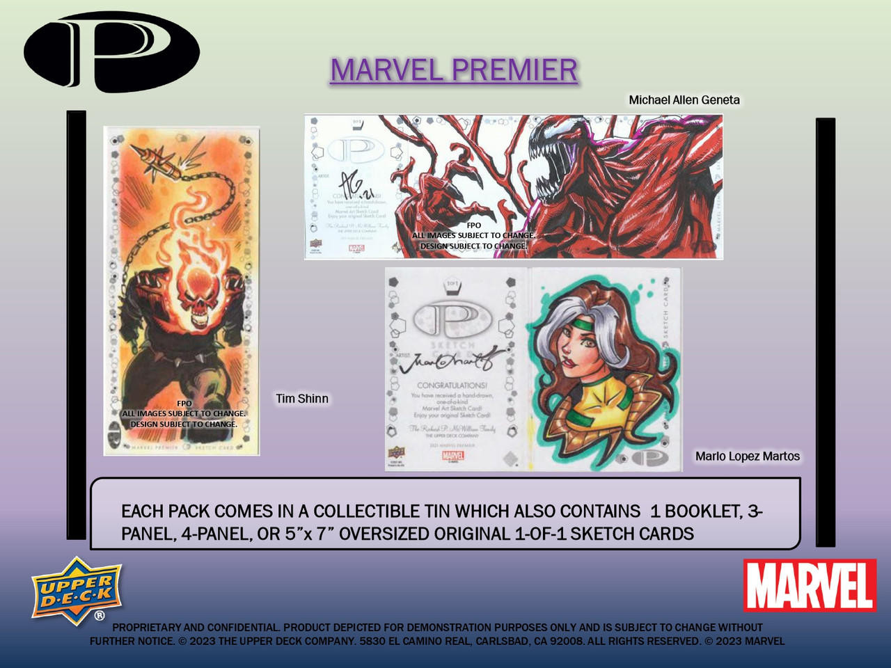 2023 Upper Deck Marvel Premier Trading Cards Box