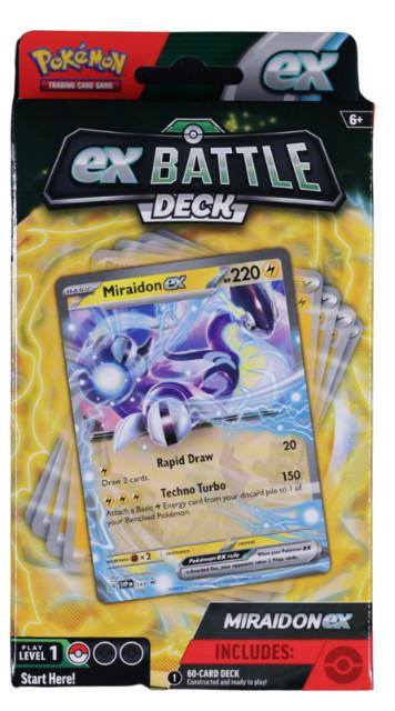 Pokemon Victini / Miraidon EX Battle Deck Box Display