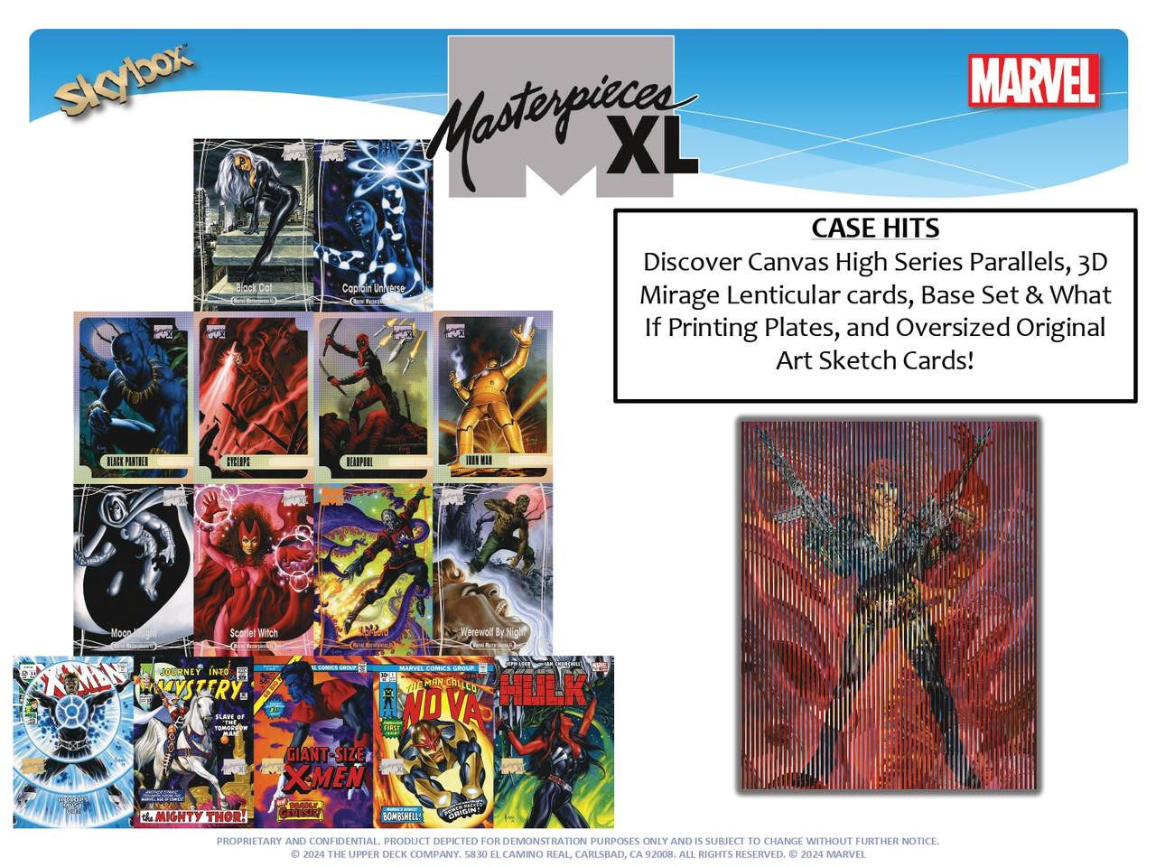 2024 Upper Deck Marvel Masterpieces XL Hobby Pack