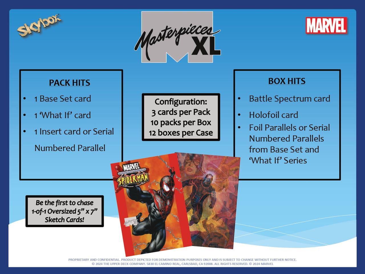 2024 Upper Deck Marvel Masterpieces XL Hobby Pack