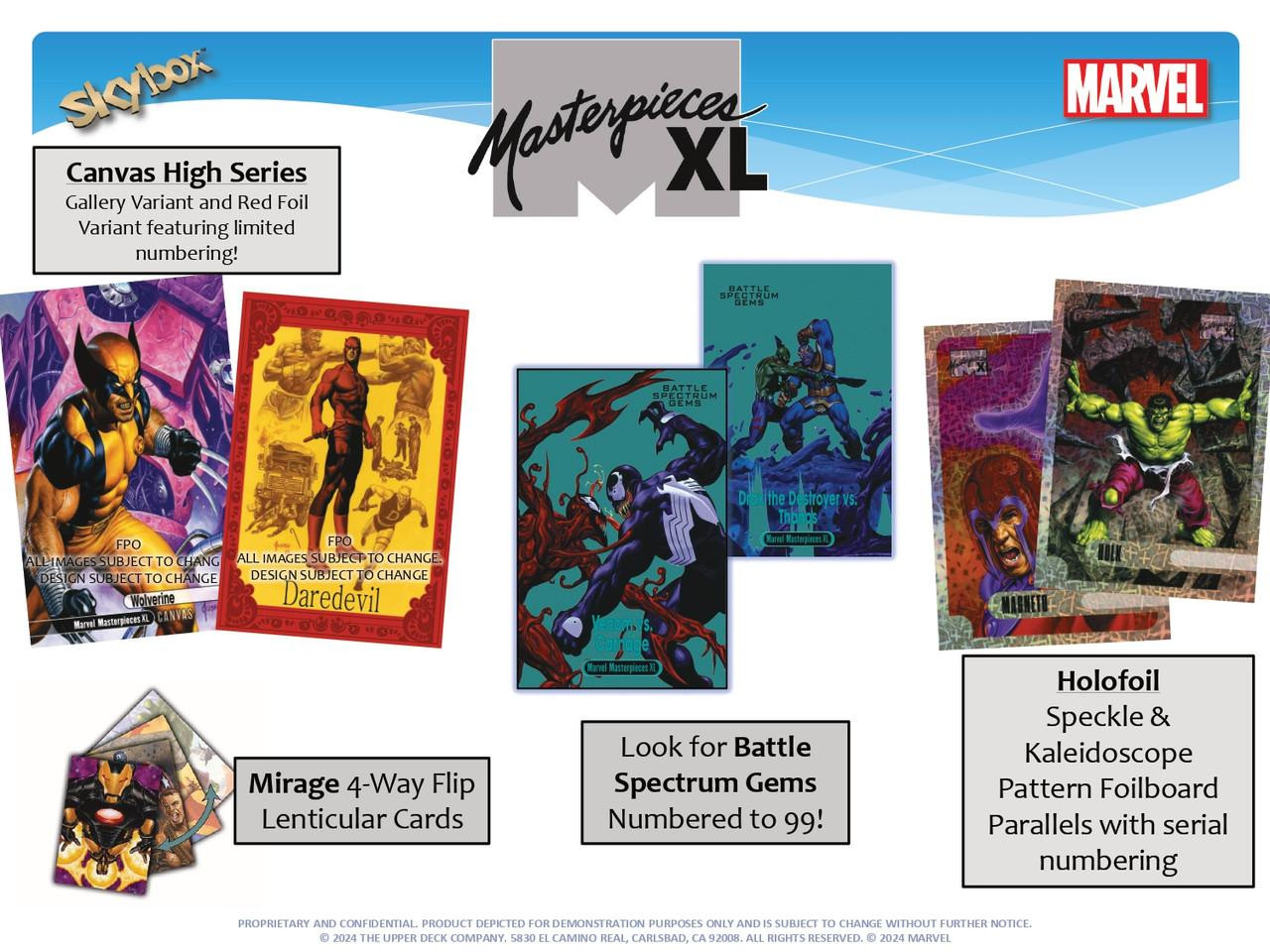 2024 Upper Deck Marvel Masterpieces XL Hobby Pack