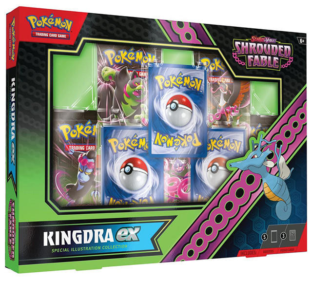 Pokemon Scarlet & Violet Shrouded Fable Kingdra ex / Greninja ex