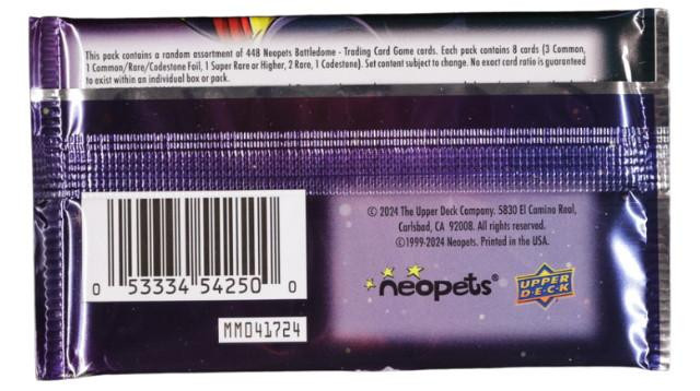 Upper Deck Neopets Battledome Defenders of Neopia Booster Pack Upper Deck Neopets Battledome Defenders of Neopia Booster Pack