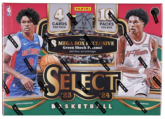 2023/24 Panini Select Basketball Mega (Green Shock Prizms) Box