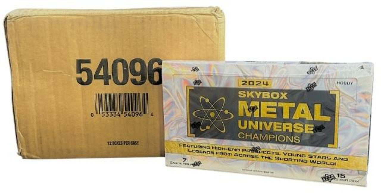 2024 Upper Deck Skybox Metal Universe Champions Hobby 12 Box