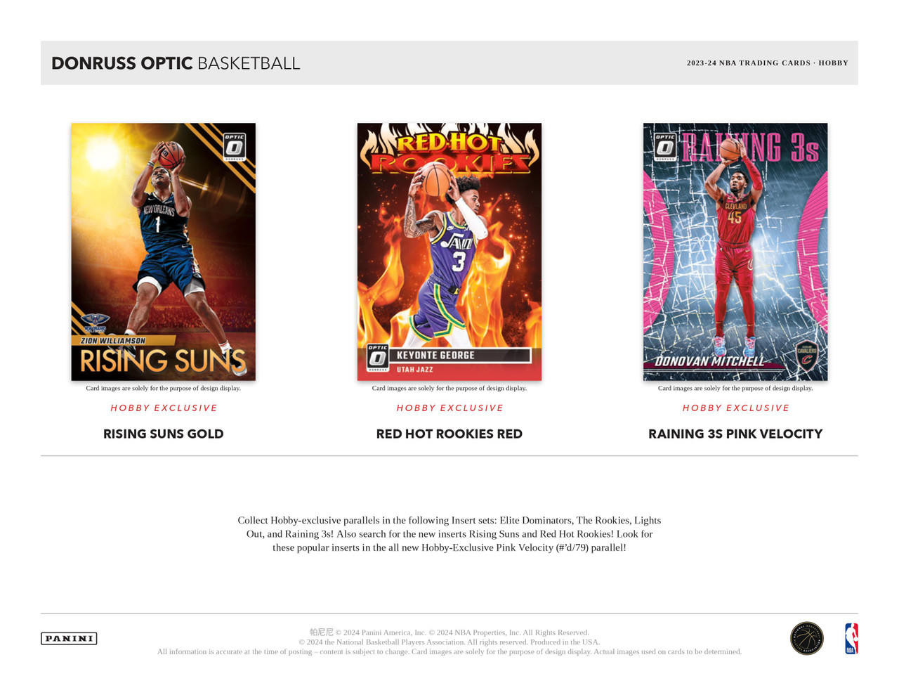 2023/24 Panini Donruss Optic Basketball FOTL Hobby Pack