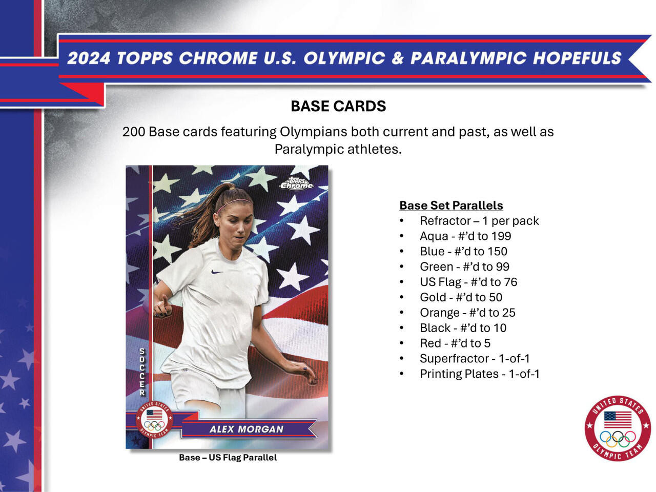 2024 Topps Chrome US Olympics & Paralympic Hopefuls Hobby 12 Box Case