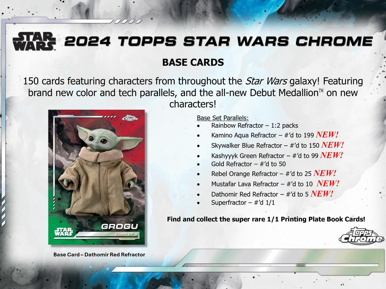 2024 Topps Star Wars Chrome Hobby Pack 2024 Topps Star Wars Chrome Hobby Pack