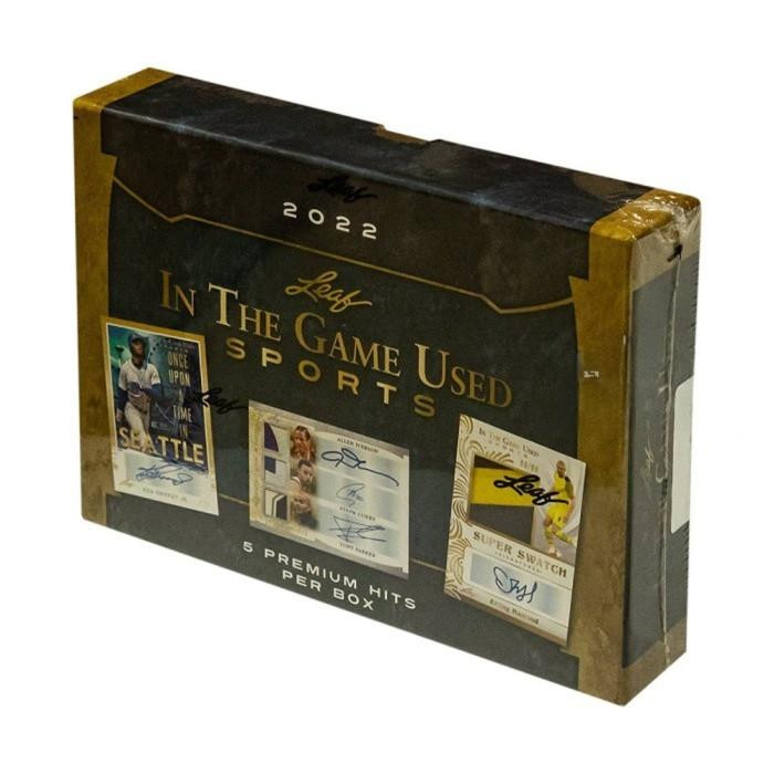2022 Leaf Vibrance Multi-Sport 新品未開封ボックス 2022 Leaf In The Game Used Multi-Sport Hobby Box