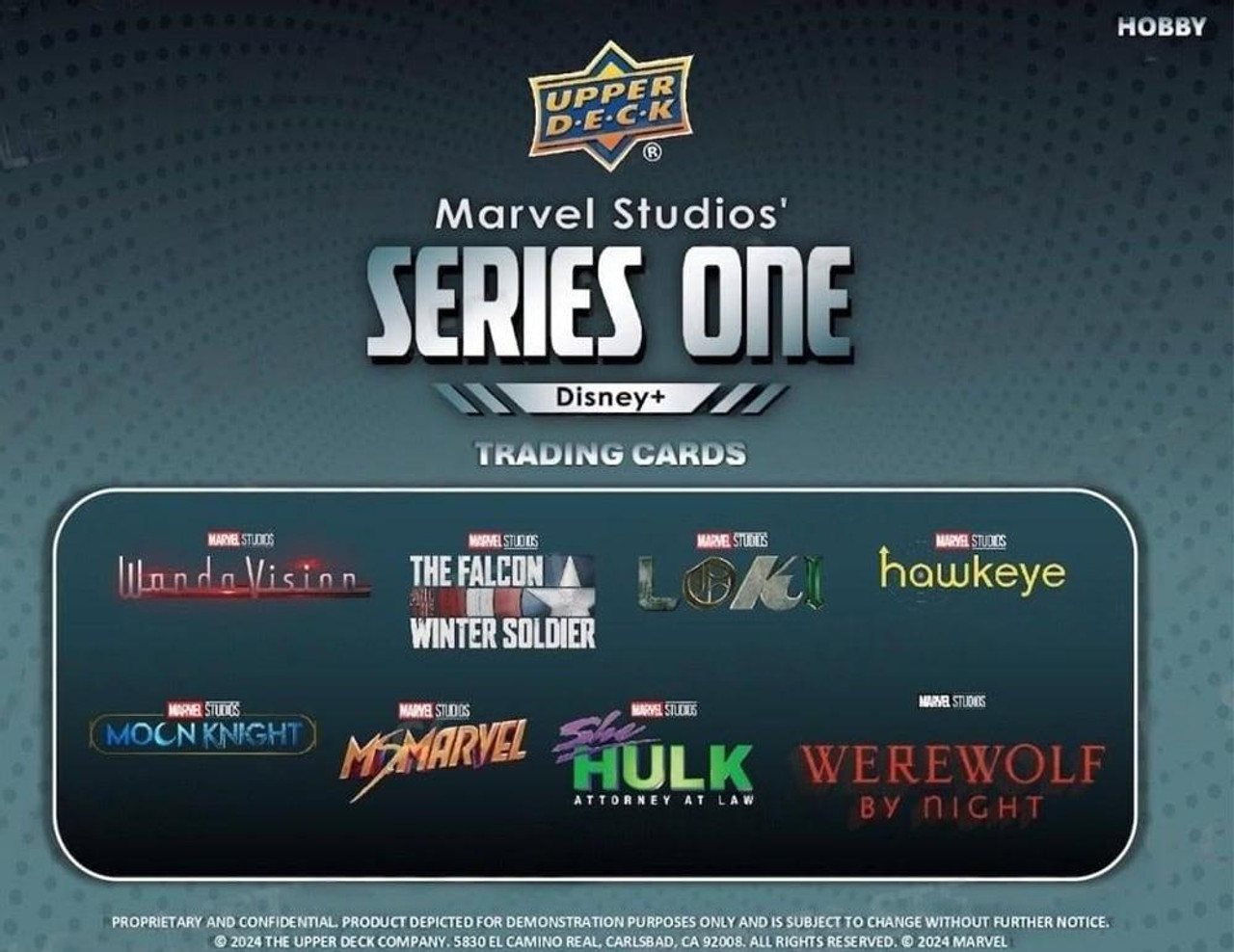 その他 2024 Upper Deck Marvel Studios Series 1 2024 Upper Deck Marvel Studios Series 1 Disney+ Hobby Box