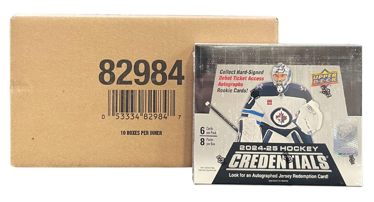 2024/25 Upper Deck Credentials Hockey Hobby 10 Box Case