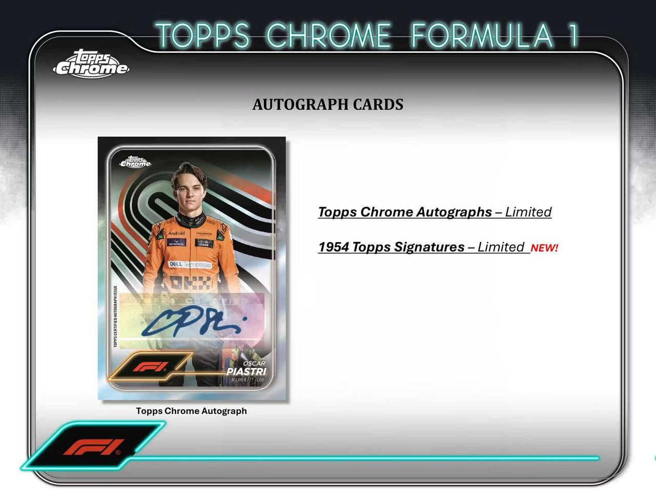 Nintendo Switch topps chrome formula1 Formula 1 Topps Chrome 2024 F1 Racing Trading Card HOBBY