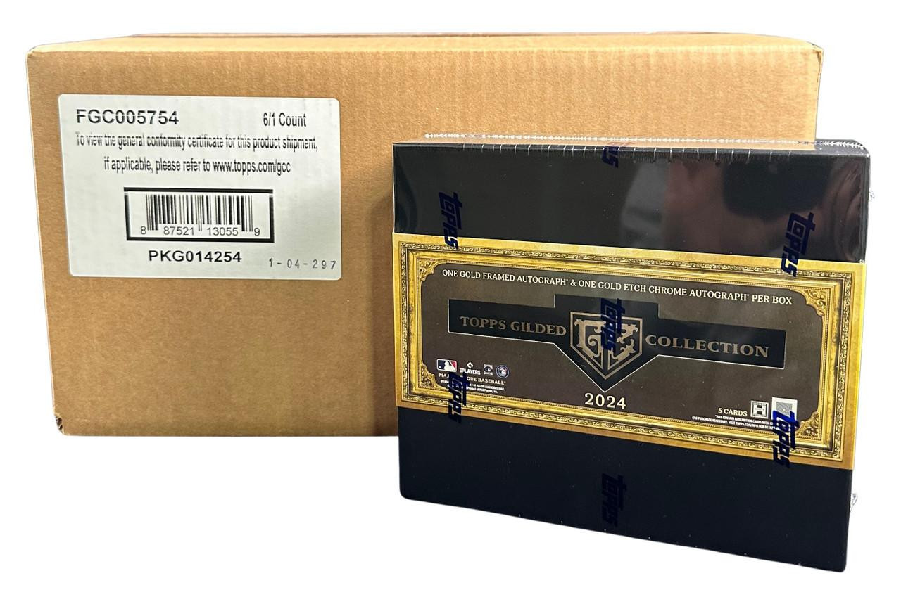 2024 Topps Gilded Collection Baseball Hobby 6 Box Case